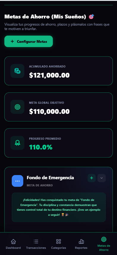 Metas de Ahorro FINPER